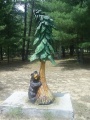 Bear with Pine Tree